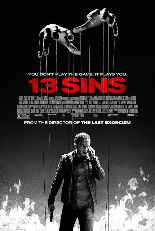 13 Sins film posteri