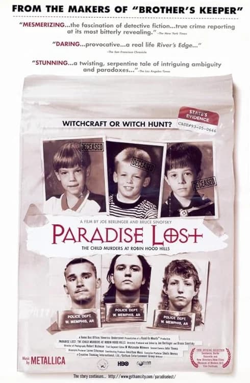 Paradise Lost: The Child Murders at Robin Hood Hills film posteri
