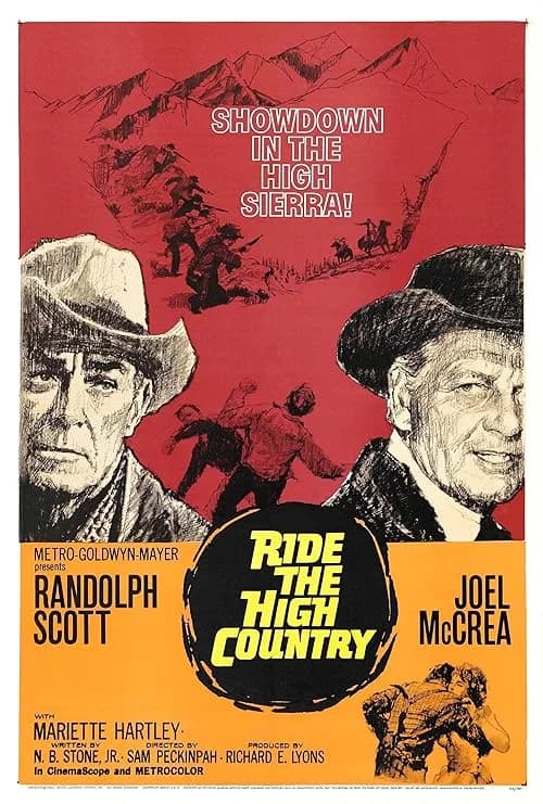 Ride the High Country film posteri