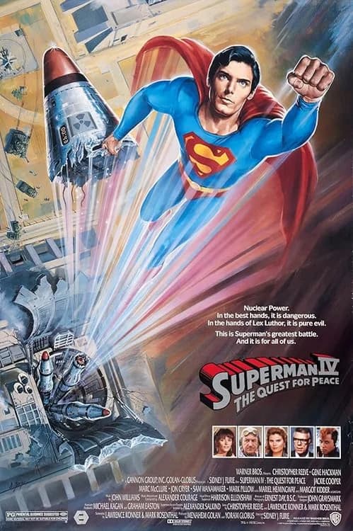Superman IV: The Quest for Peace film posteri